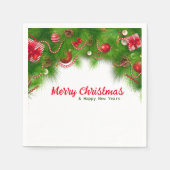 Weihnachtsschrott und Rote Bulben und Presseartike Serviette (Vorderseite)