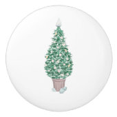 Weihnachtsschublader Keramik Kasten Pull Keramikknauf (Vorderseite)