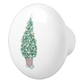 Weihnachtsschublader Keramik Kasten Pull Keramikknauf (Rechts)