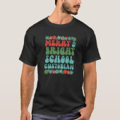 Weihnachtsschule Janitor X T-Shirt (Vorderseite)