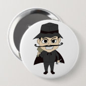 Weihnachtsschurke Button (Vorne & Hinten)