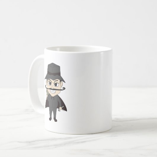 Weihnachtsschurke Kaffeetasse (Vorderseite Links)