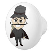 Weihnachtsschurke Keramikknauf (Rechts)