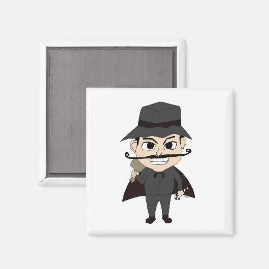 Weihnachtsschurke Magnet (Vorderseite/Rückseite)