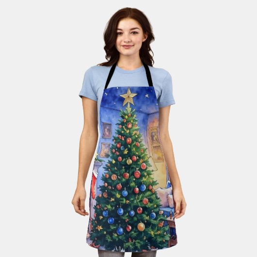 Weihnachtsschürze Schürze (Getragen)