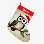 Weihnachtsschüssel auf Gold Hintergrund Großer Weihnachtsstrumpf (Vorderansicht (hängend))