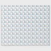 Weihnachtsschwan-Packpapier Geschenkpapier (Flach)