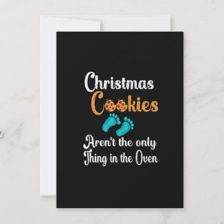 Weihnachtsschwangerschaft Ankündigung Baby Holiday