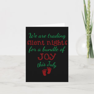 Weihnachtsschwangerschaft Ankündigung Shirt Fällig