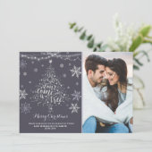 Weihnachtsschwangerschaft Ankündigung Weihnachts-F (Stehend Vorderseite)