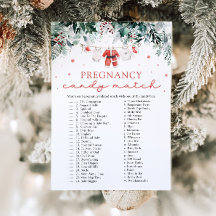 Weihnachtsschwangerschaft Candy Match Baby Shootin