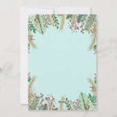 Weihnachtsschwangerschaft Weihnachtskarte Feiertagskarte (Rückseite)