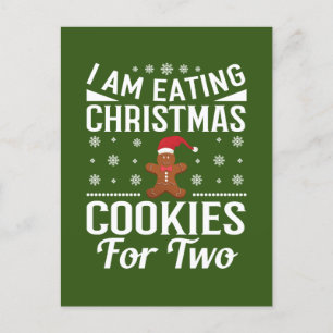 Weihnachtsschwangerschaftsankündigung Feiertagspostkarte