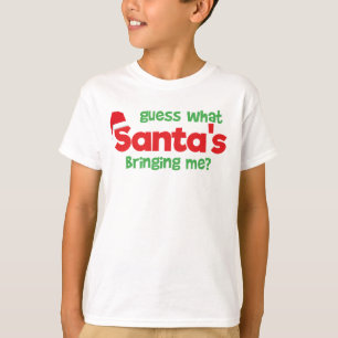 Weihnachtsschwangerschaftsankündigung großer Br T-Shirt