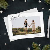 Weihnachtsschwangerschaftskarte Feiertagskarte