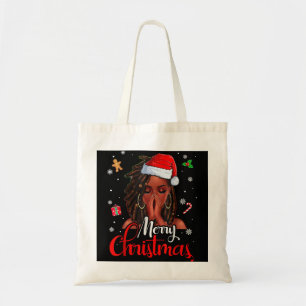 Weihnachtsschwarz-amerikanisches Kostüm Santa Mel Tragetasche