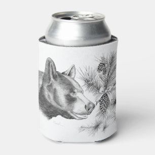 Weihnachtsschwarzer Bär Dosenkühler