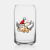 Weihnachtsschwein Dosenglas (Rückseite)