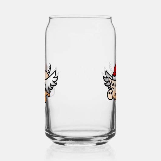 Weihnachtsschwein Dosenglas (Links)