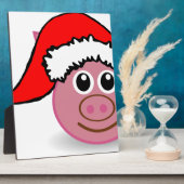 Weihnachtsschwein Fotoplatte (Seite)