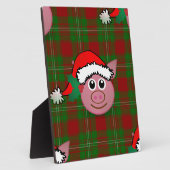 Weihnachtsschwein Fotoplatte (Seite)