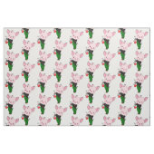 Weihnachtsschwein für Hipster Stoff (Fat Quarter (45,7 x 55,9 cm))