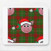 Weihnachtsschwein Mousepad (Vorne)