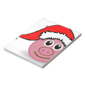 Weihnachtsschwein Notizblock (Rotiert)