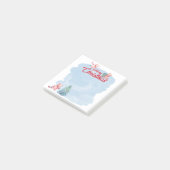 Weihnachtsschwein Post-it Klebezettel (angewinkelt)