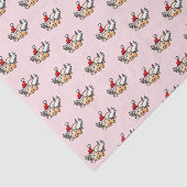 Weihnachtsschwein Seidenpapier (Ausschnitt)