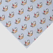 Weihnachtsschwein Seidenpapier (Ausschnitt)