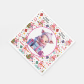 Weihnachtsschwein Serviette (Ecke)