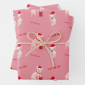 Weihnachtsschweine, die Laken verpacken Geschenkpapier Set (Beispiel)