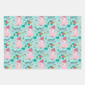 Weihnachtsschweine Geschenkpapier Set (Vorderseite 3)