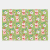 Weihnachtsschweine Geschenkpapier Set (Vorderseite)