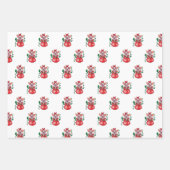 Weihnachtsschweine Geschenkpapier Set (Vorderseite 2)