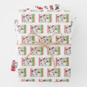Weihnachtsschweine Geschenkpapier Set (Beispiel)