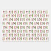 Weihnachtsschweine Geschenkpapier Set (Vorderseite)