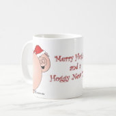 Weihnachtsschweine! Kaffeetasse (Vorderseite Links)