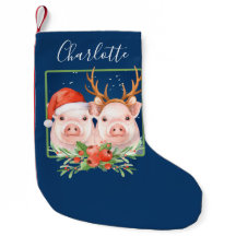 Weihnachtsschweine Personalisierter Weihnachtsmann