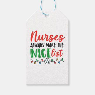 Weihnachtsschwester, Krankenschwestern und Kranken Geschenkanhänger