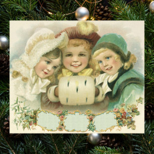Weihnachtsschwester, Viktorianische Kinder Poster