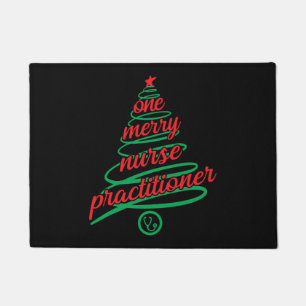 Weihnachtsschwestern, eine froh fußmatte