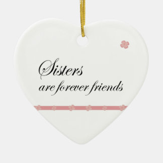 Weihnachtsschwestern sind- für immer Freunde Keramik Ornament