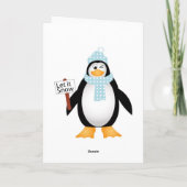 Weihnachtsschwiegertochter Feiertagskarte (Rückseite)