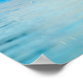 Weihnachtsschwimmen Poster (Ecke)