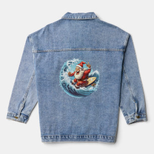 Weihnachtsschwimmen Weihnachten Jeansjacke