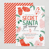 WeihnachtsSecretSanta Einladung (Vorne/Hinten)