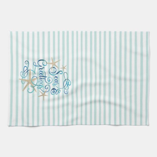 WeihnachtsSEE & GREETINGS Geschirrtuch (Horizontal)