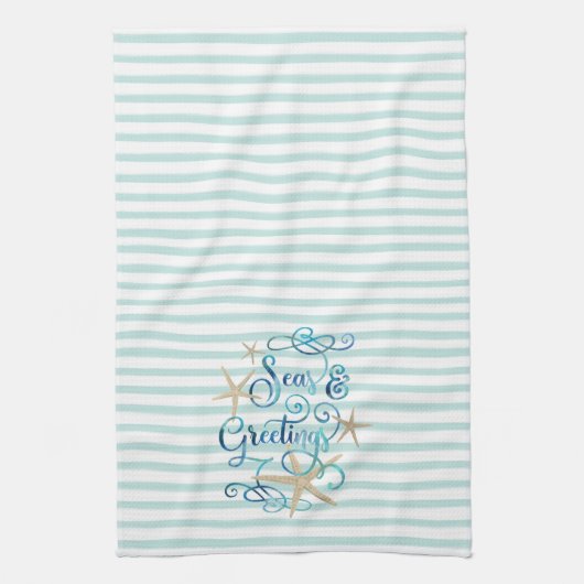 WeihnachtsSEE & GREETINGS Geschirrtuch (Vertikal)